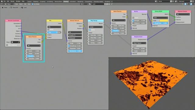 Procedural Landscapes in Blender - Displacement Map Tutorial смотреть онлайн