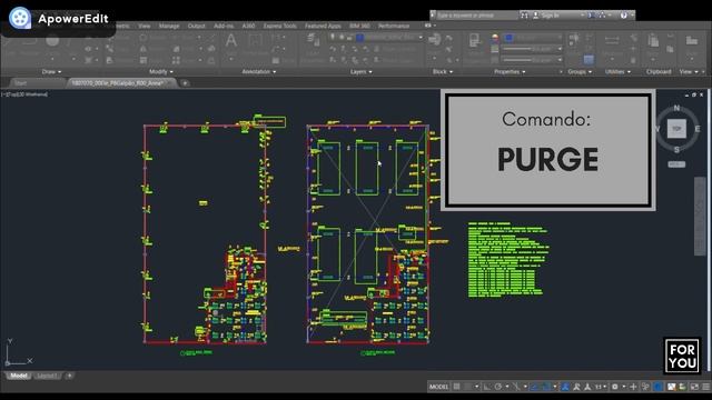 AUTOCAD RÁPIDO - Apagar blocos e layers que não são mais utilizados - PURGE смотреть онлайн