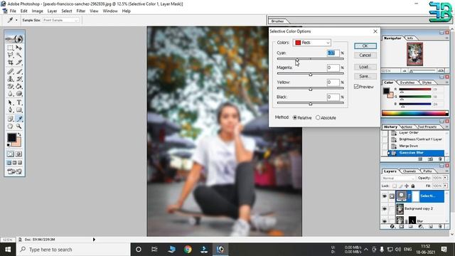 Photoshop 7.0 Photo Editing - Add DSLR Blur and Colour in Photoshop 7.0 смотреть онлайн