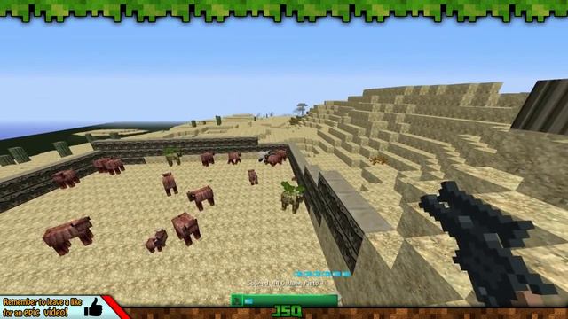 Fallout Weapons Mod! - Flans Mod | Minecraft Mod Showcase! смотреть онлайн