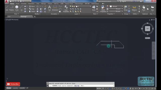 AutoCAD | Trim | Move | Offset | Line | Mirror | Degree | Commands | Autocad Lecture 11 смотреть онлайн
