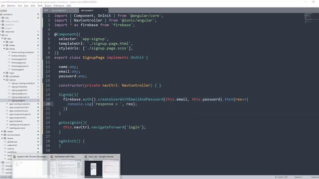 Firebase Authentication | Login and Registration | Ionic 5 смотреть онлайн