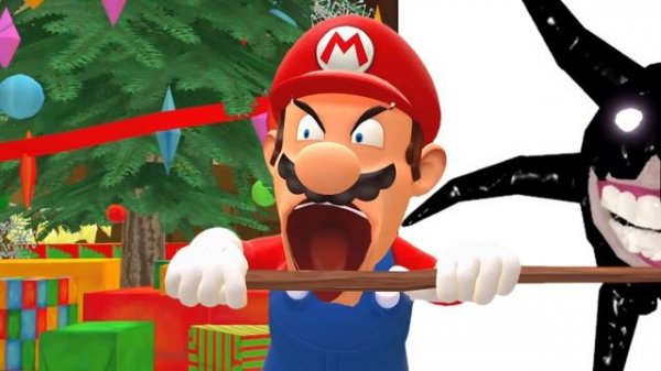 Mario Plays Roblox DOORS