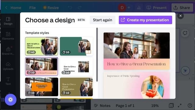 Trying out Magic Design in Canva смотреть онлайн