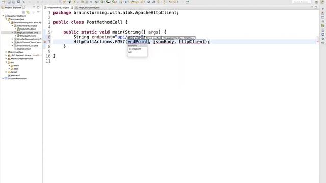 Post call using apache http client Part-4 смотреть онлайн