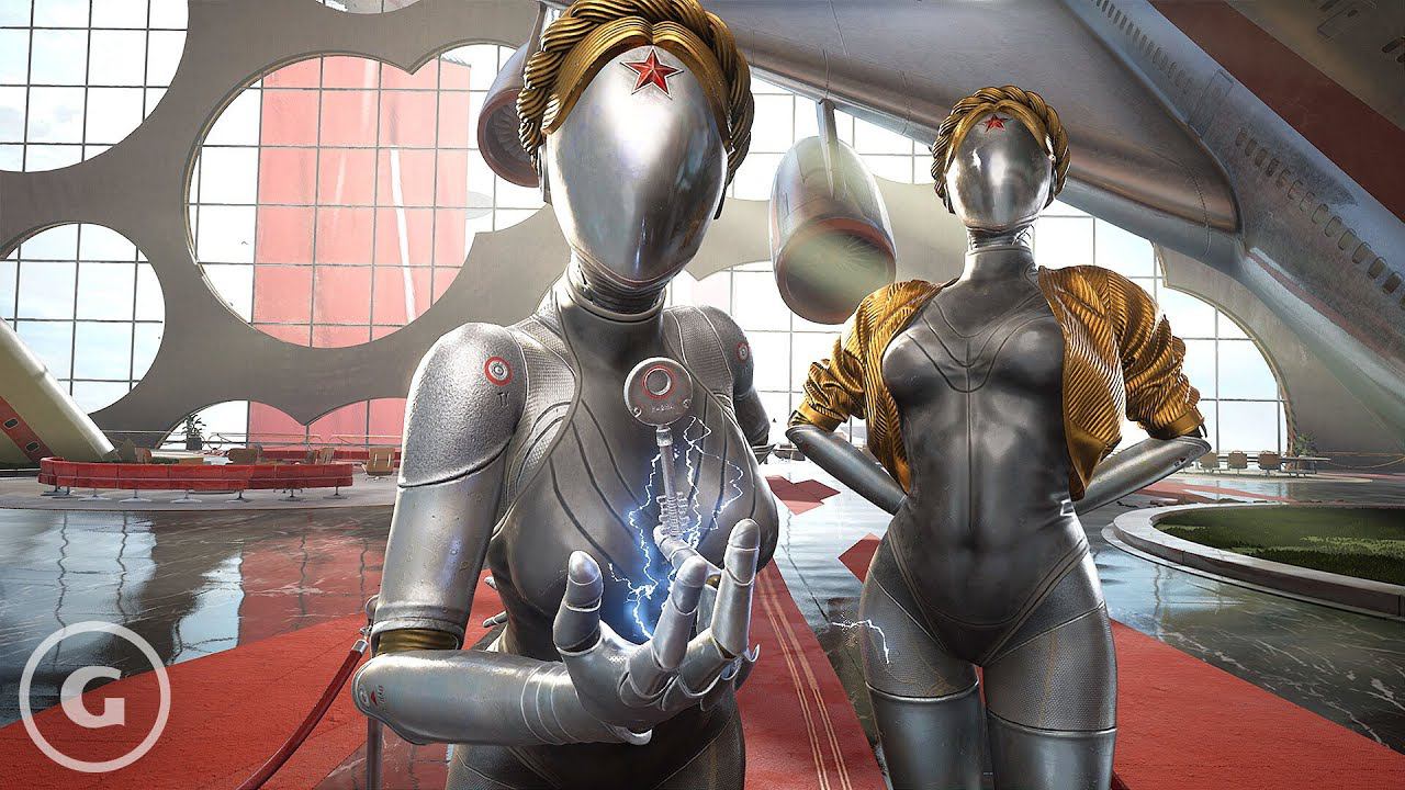 Atomic Heart теперь с вебкой! Валим из Вавилова. Тренируем вестибулярный аппарат. Стрим №3. 2к@60 смотреть онлайн