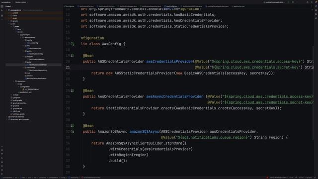 Создание веб-сервиса с использованием Spring Boot 3 и AWS SQS смотреть онлайн