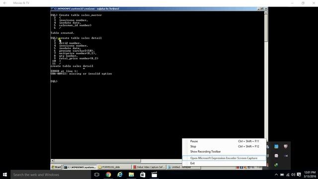 How to create table in oracle 11g database смотреть онлайн