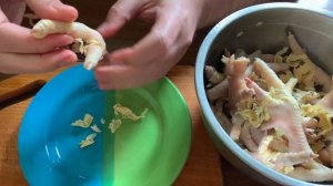Как почистить куриные лапки⁉️