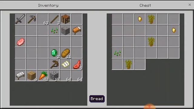 Майнкрафт,но у меня отображается хп мобов и супер еда #1