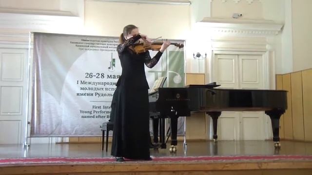 Nicolo Paganini violin concert #1 part 1 Каткова Анастасия смотреть онлайн