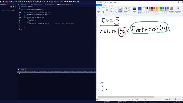 Java ~ Recursive Function Example {OOP} смотреть онлайн