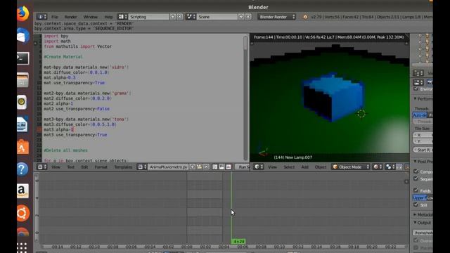 Blender & Python baixa qualidade de renderização смотреть онлайн