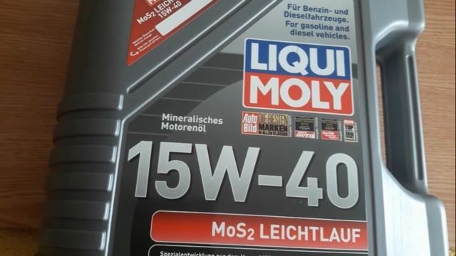 Ремонт автомобиля. Масло LIQVI MOLY 15W40. Car Repair. Oil LIQVI MOLY 15W40.