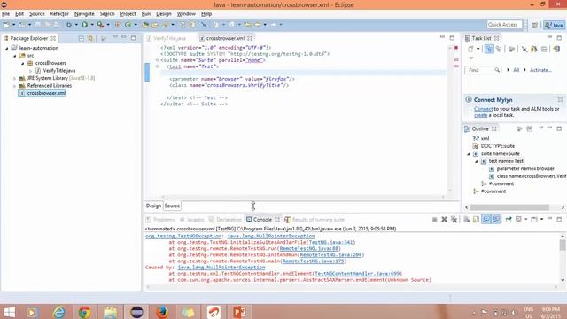 Cross Browser Testing in Selenium Webdriver using TestNG Parameters смотреть онлайн