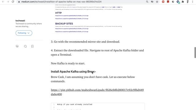 kafka installation on macOS смотреть онлайн