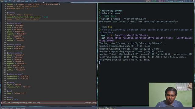 Alacritty - New changes in config file and setting themes смотреть онлайн