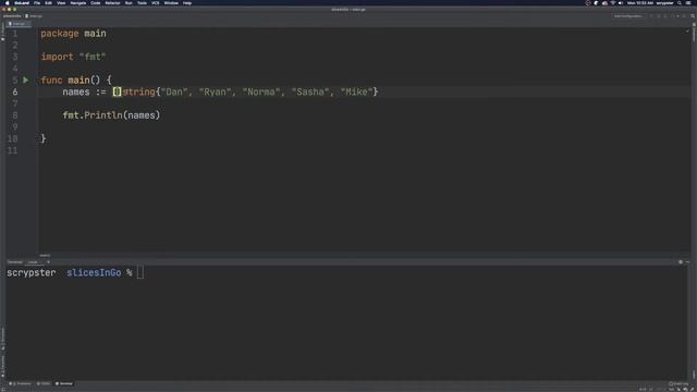 Slices in GoLang смотреть онлайн