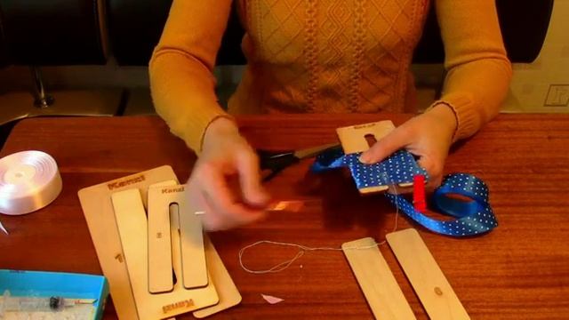 Большие бантики канзаши. Kanzashi смотреть онлайн