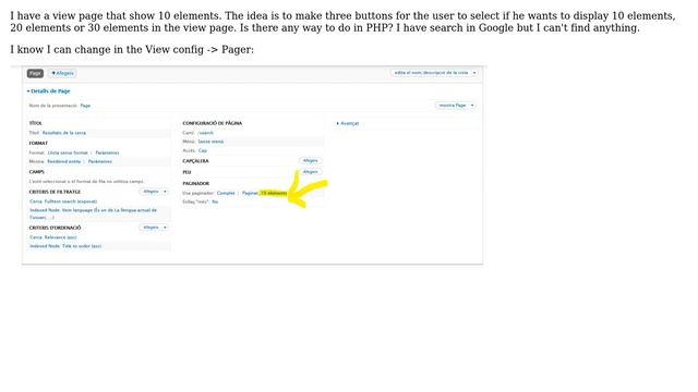 Drupal: Drupal change the number of items in view PHP смотреть онлайн