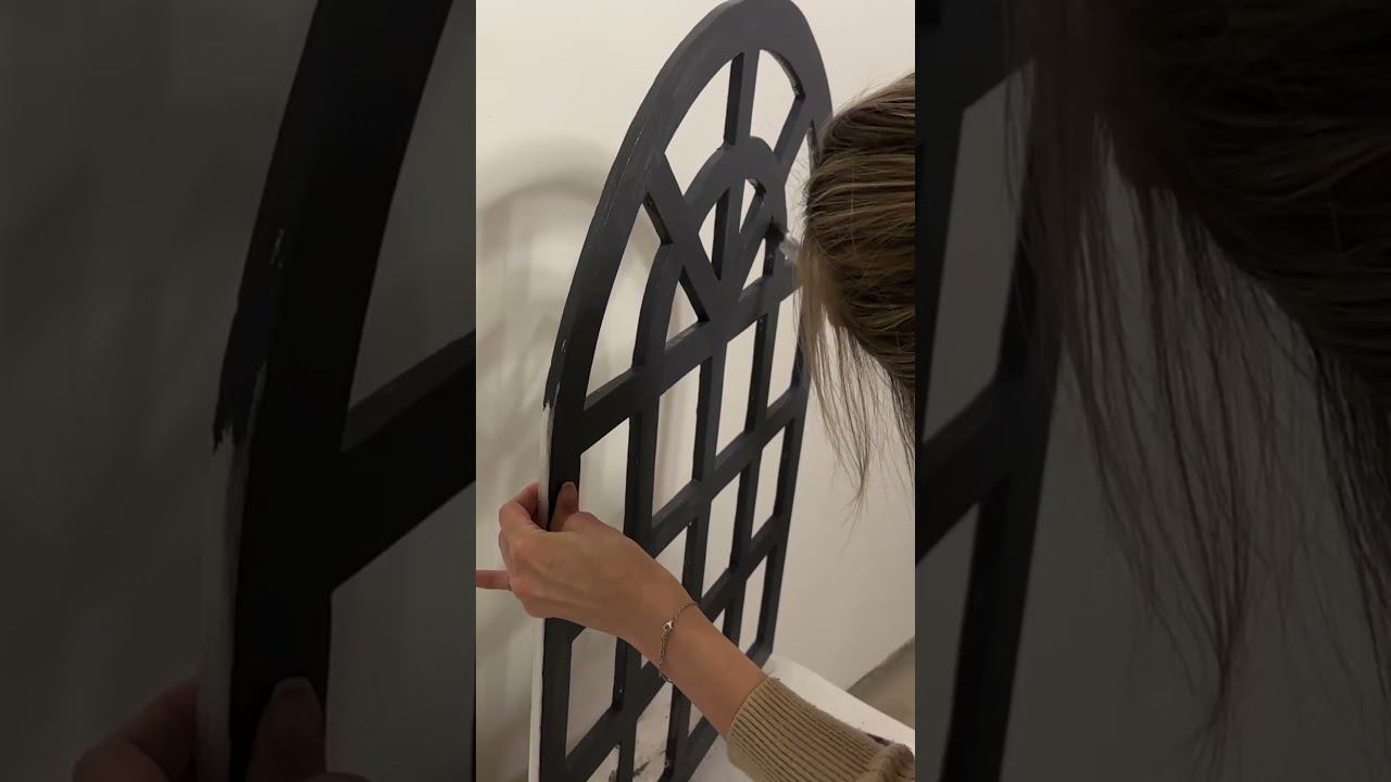 Декоративное окно из фанеры/ Декор своими руками #diy #tutorial #christmasdiy смотреть онлайн