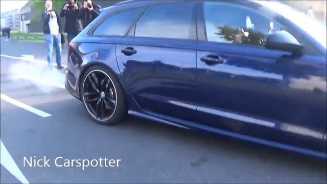 Audi RS6 Avant C7 with LOUD Milltek Exhaust Sound (Revs and Accelerations) смотреть онлайн