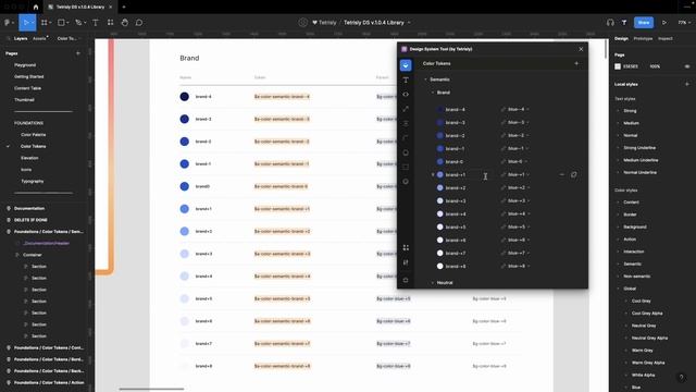 Changing semantic colors in Figma смотреть онлайн