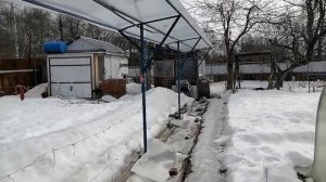 навес для винограда