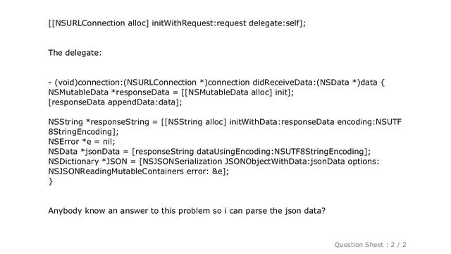 iOS : objective c parse json from url request смотреть онлайн
