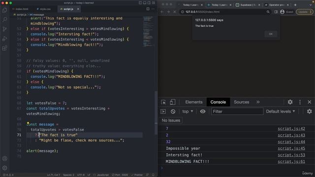 The Ternary Operator смотреть онлайн