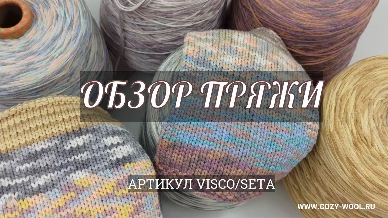 Обзор пряжи. Артикул Visco/seta