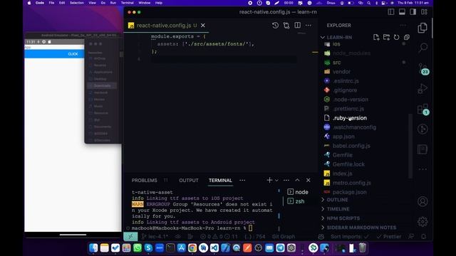 React Native Home Service App: 04 Custom Font Both iOS and Android Setup смотреть онлайн