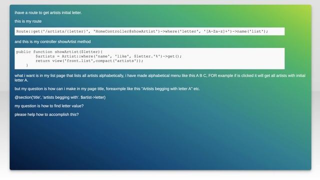 laravel 5.4 how to make page title with dynamic смотреть онлайн