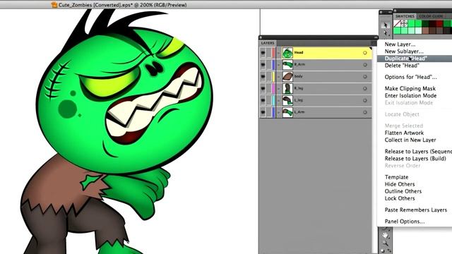 Adobe Illustrator Layers Panel Tips-Exporting Layers to Photoshop смотреть онлайн
