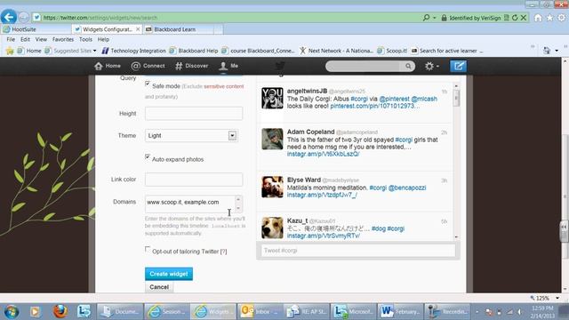 PHSD Twitter Widget смотреть онлайн