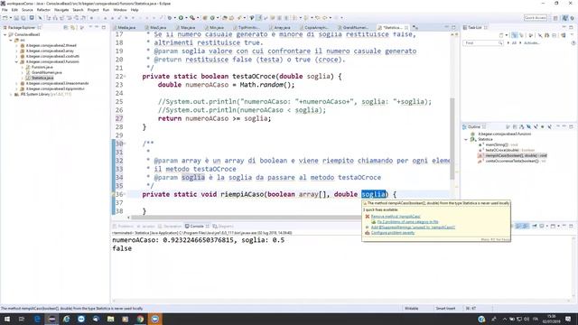 Java Base Metodi e parametri scambio per riferimento смотреть онлайн