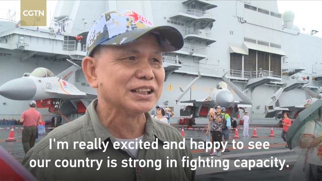 Hong Kong residents aboard China’s aircraft carrier Liaoning смотреть онлайн