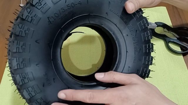Tire And Tube 4.10/3.50-4 - PHP 649 - Unboxing