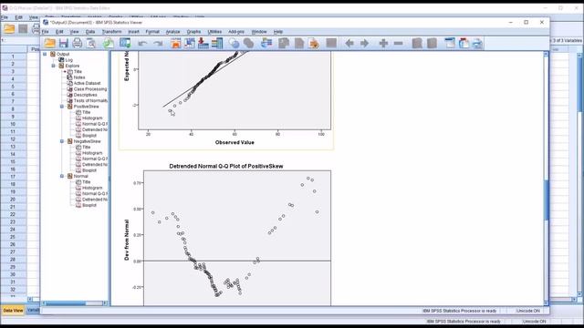 Creating and Interpreting Normal Q-Q Plots in SPSS смотреть онлайн
