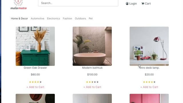 React E-commerce Webapp смотреть онлайн