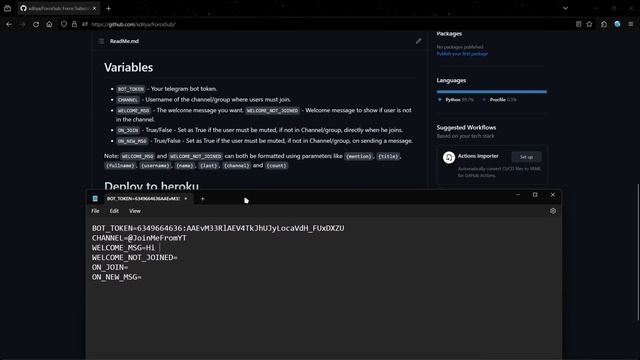 Deploy Telegram Force Subscribe Bot | Join Channel to Chat in Group | Deploy to VPS смотреть онлайн
