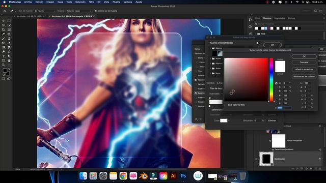 Photoshop Tutorial | Cómo crear un Glass Morphism | How to Create a Glass Morphism Effect смотреть онлайн