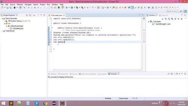 Perform basic arithmetic operations on two numbers using java programming language смотреть онлайн