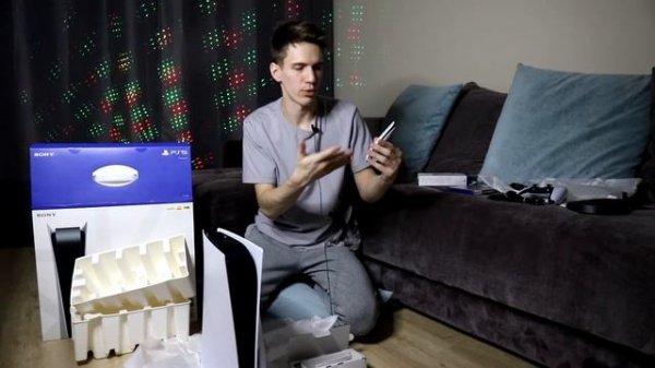 PS5 ОБЗОР | РАСПАКОВКА SONY PLAYSTATION 5 | Первый запуск