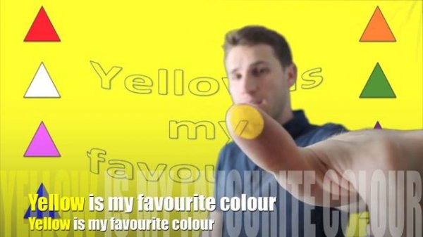 Colors song | Colours song | Yellow | Song for children | English Through Music