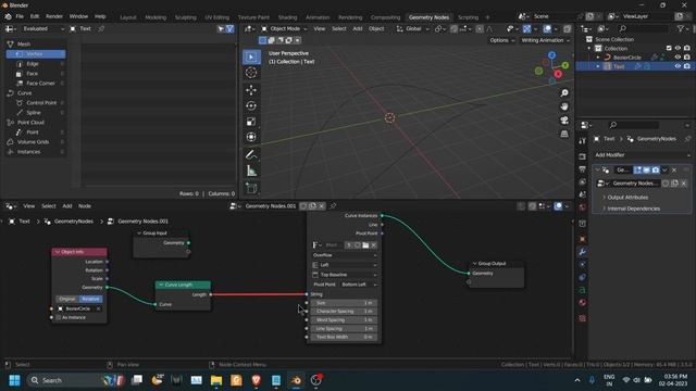Measure Curve Length in Blender Using Geometry Nodes смотреть онлайн
