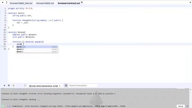 Обзор среды для разработки и тестирования смарт-контрактов - Remix смотреть онлайн
