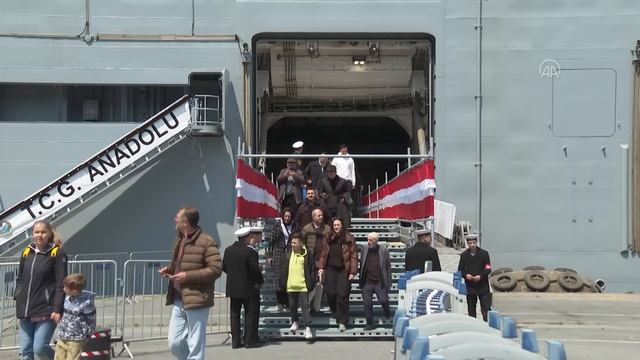 TCG Anadolu continues to attract visitors смотреть онлайн