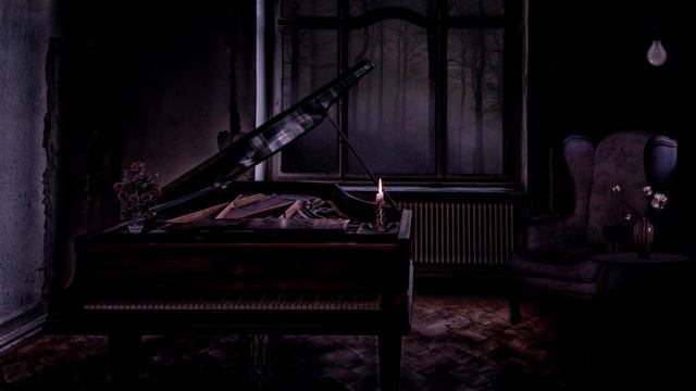 Меланхоличное фортепиано со звуками дождя (музыка Ambience) Шедевр смотреть онлайн