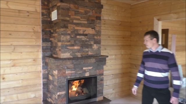Теплоемкий кассетный камин в камне смотреть онлайн